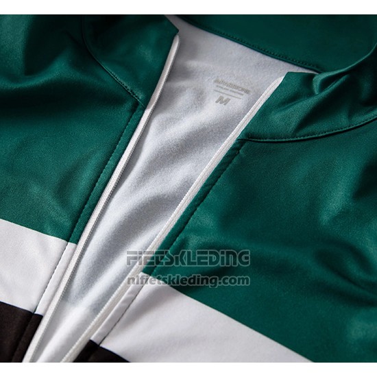2019 Fietskleding La Passione Groen Wit Zwart Lange Mouwen en Koersbroek